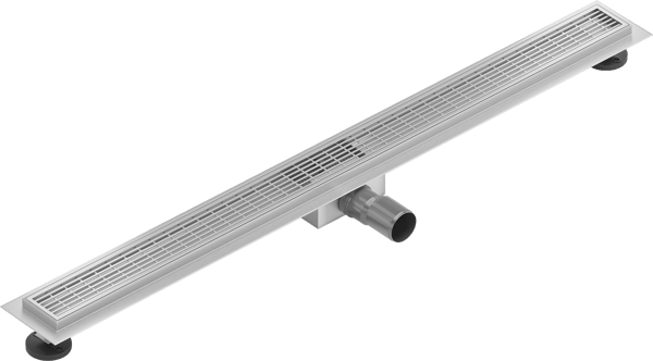 Mexen Flat M33 lineær afløb 90 cm, inox - 1033090-15