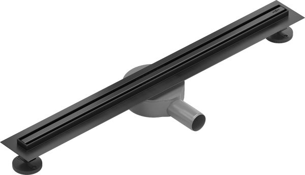 Mexen Flat 360° Slim roterende lineær afløb 60 cm, sort - 1741060