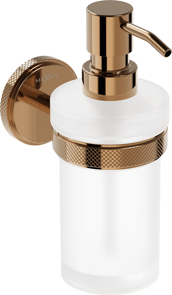 Mexen Gravo sæbedispenser, rosa guld - 70A93058-60