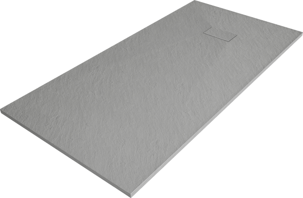 Mexen Hugo rektangulær brusebund SMC 170 x 90 cm, grå - 42619017