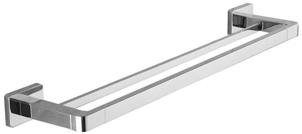 Mexen Asis dobbelt håndklædeholder, krom - 7017625-00