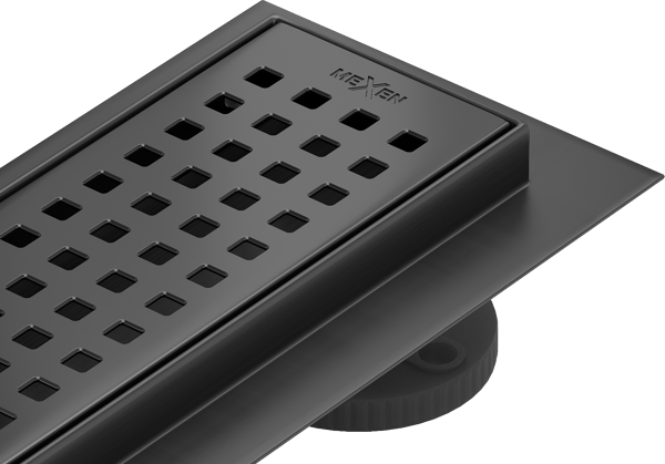 Mexen Flat M08 lineær afløb 100 cm, sort - 1725100-15