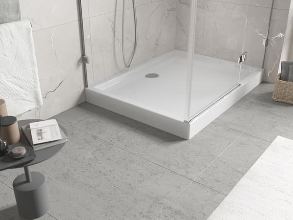 Mexen Flow+ rektangulär duschbricka 100 x 90 cm, vit glans - 46R109010H