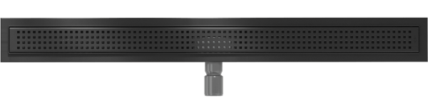 Mexen Flat M08 lineær afløb 90 cm, sort - 1725090-15