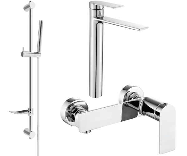 Mexen Zero DF70 Suihkusetti, kromi - 71114DF70-00