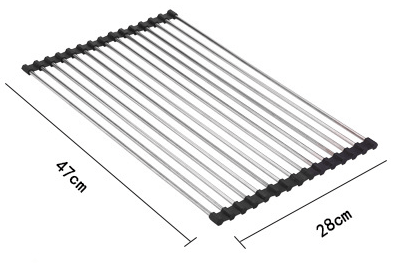 Mexen Vikbar diskställ för köket, svart - 660949-70