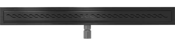 Mexen Flat M18 lineær afløb 100 cm, sort - 1723100-15