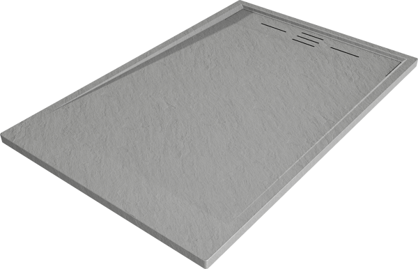 Mexen Amon rektangulær brusebakke SMC 120 x 90 cm, grå - 4F619012