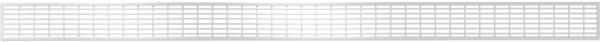 Mexen Flat M33 afdækning til lineær afløb 90 cm, inox - 1033090