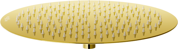 Mexen Slim loftbruser 30 cm, guld - 79230-50