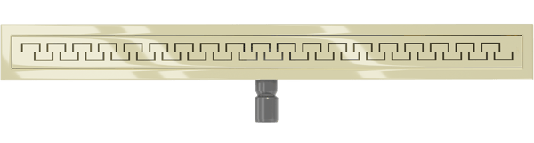 Mexen Flat M15 lineær afløb 80 cm, guld - 1524080-15