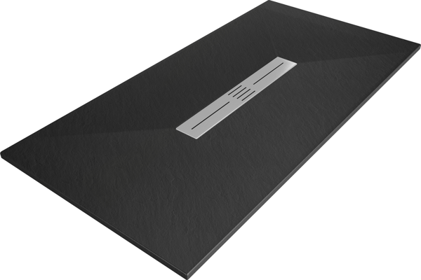 Mexen Toro rektangulær brusebund SMC 200 x 80 cm, sort - 43708020