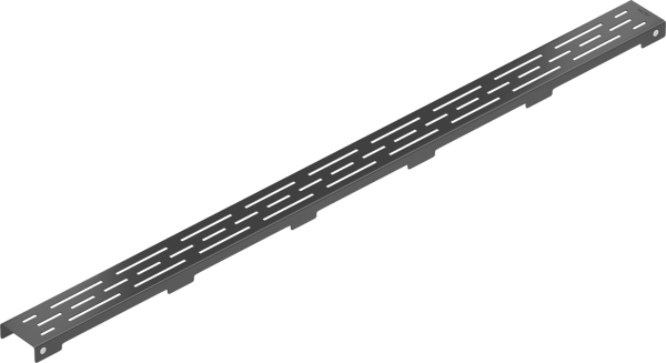 Mexen Flat M01 dækplade til linjeafløb 80 cm, sort - 1720080