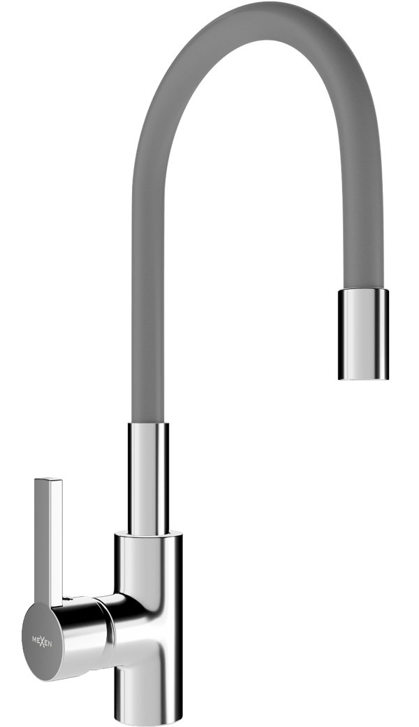 Mexen Flex köksblandare, krom/grå - 670900-06