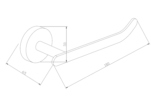 Mexen Loft toiletrulleholder, sort - 7012633-70