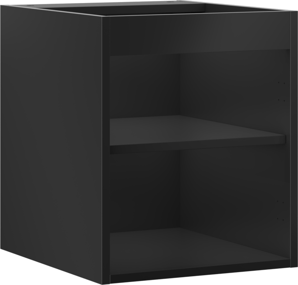 Mexen Box-A korpus til håndvaskunderskab 40 cm, mat sort - 91AX1-0400-470-1-71