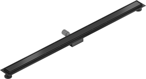 Mexen Flat M13 lineær afløb 2i1 120 cm, sort - 1710120