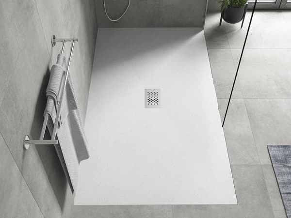Mexen Hugo rektangulär SMC-duschkar 180 x 100 cm, vit, dold Inox - 42101018-X