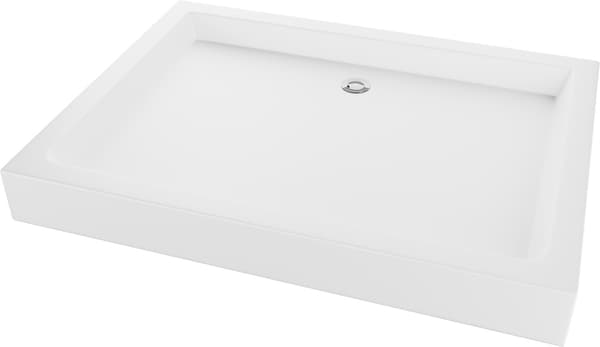 Mexen Rio rektangulær bruserbakke 120 x 90 cm, hvid - 45109012