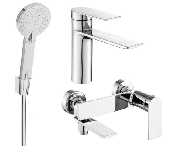 Mexen Zero R40 badekartersæt, krom - 71103R40-00