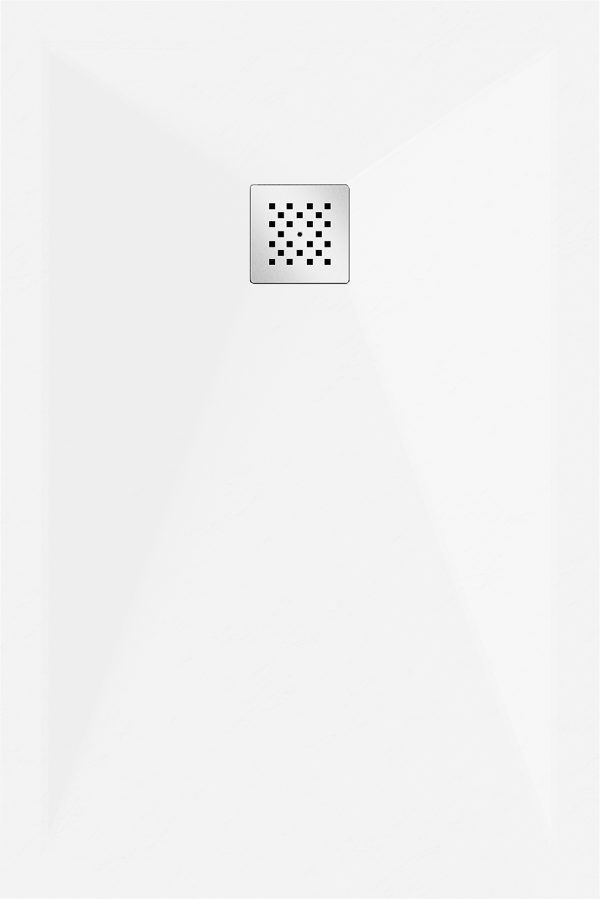 Mexen Stone+ rektangulär kompositduschkar 120 x 100 cm, vit - 44101012