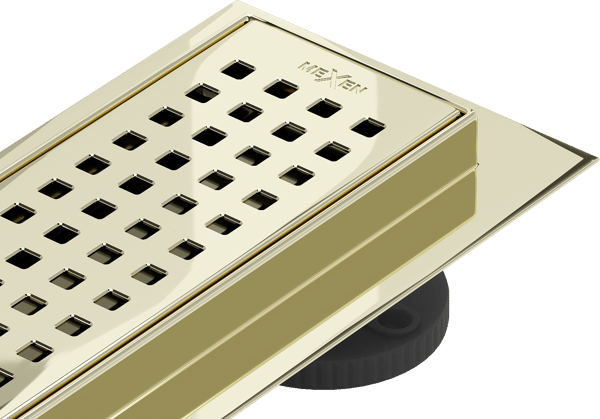 Mexen Flat M08 lineær afløb 80 cm, guld - 1525080-15