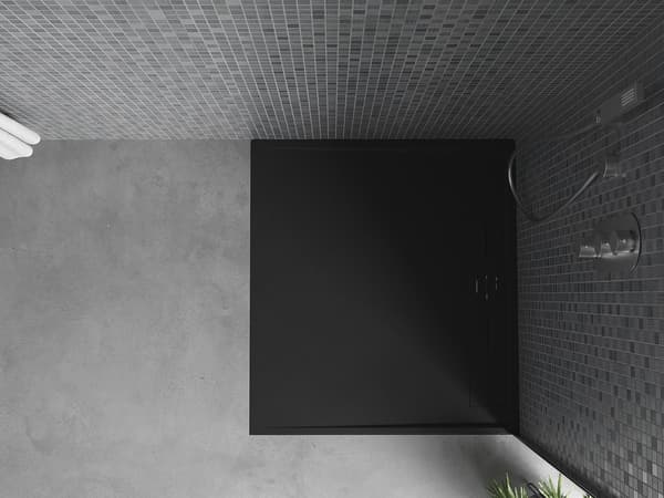 Mexen Amon rektangulär duschbas SMC 100 x 90 cm, svart - 4F709010