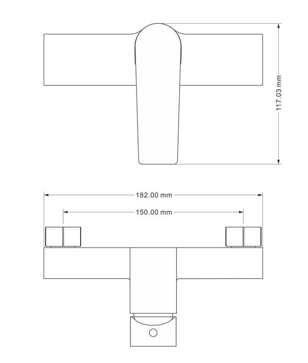 Mexen Lynx DF40 duschset, guld - 745904DF40-50