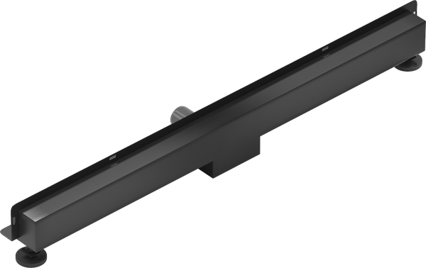 Mexen Flat Wall lineær vægafløb 2i1 100 cm, sort - 1730100