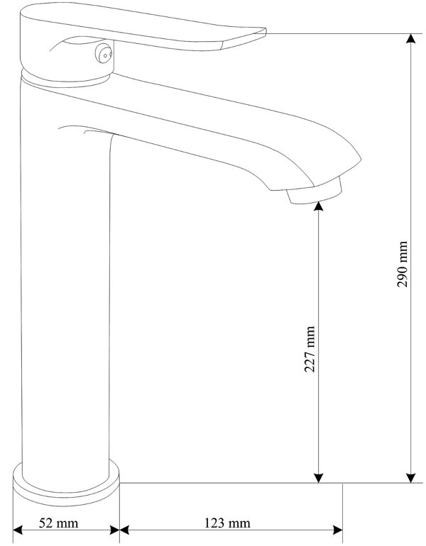 Mexen Pecos DS75 badekarssæt, sort - 72713DS75-70