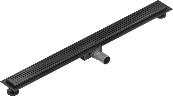 Mexen Flat M08 lineær afløb 80 cm, sort - 1725080-15