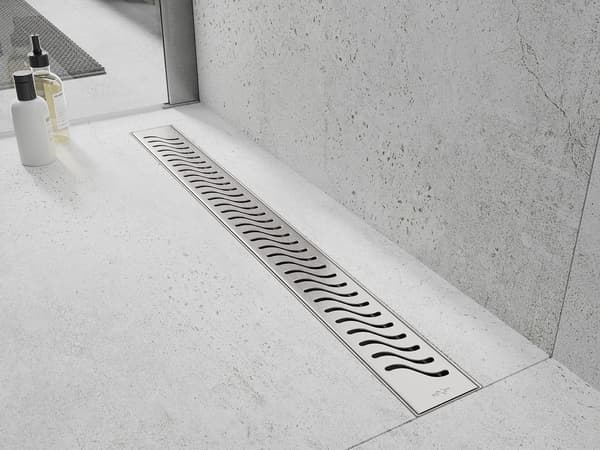Mexen Flat M09 lineær afløb 50 cm, inox - 1028050-15