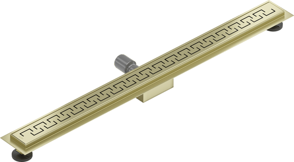 Mexen Flat M15 linear afløb 80 cm, børstet guld - 1A24080-15