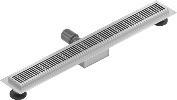Mexen Flat M33 lineafløb 50 cm, inox - 1033050-15