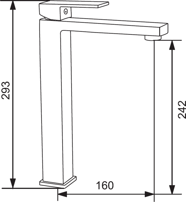 Mexen Uno R77 badkarsset, krom - 71413R77-00