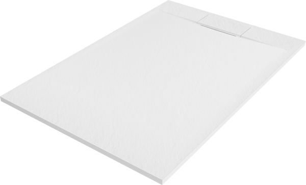 Mexen Otto rektangulær SMC bruseniche 140 x 80 cm, hvid - 4N108014
