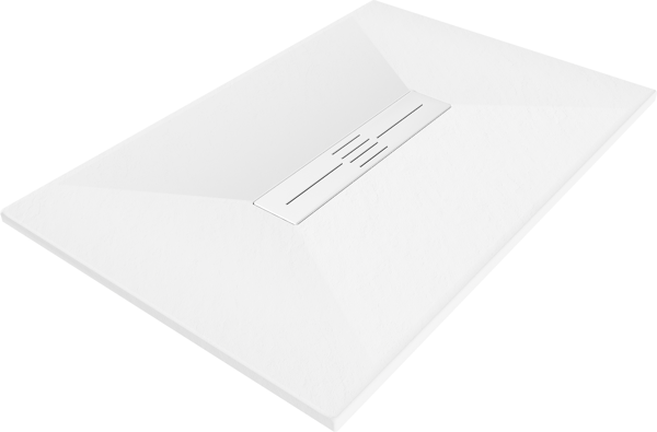 Mexen Toro rektangulär duschkar SMC 120 x 70 cm, vit, vit täckbricka - 43107012-W