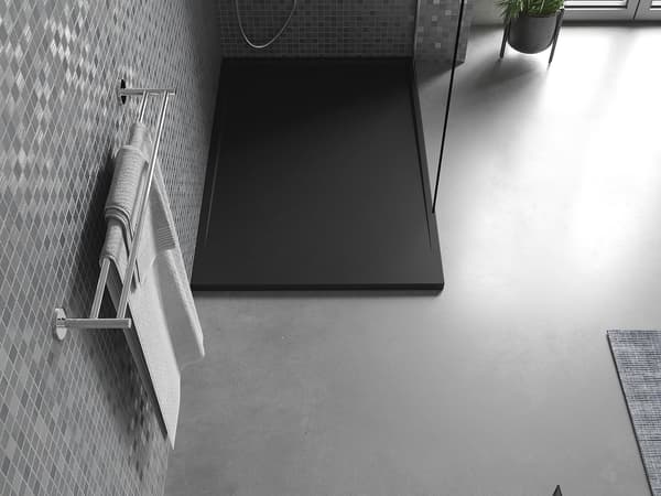 Mexen Amon rektangulær brusebund SMC 100 x 80 cm, sort - 4F708010