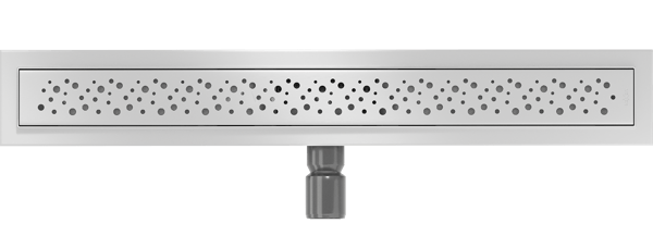 Mexen Flat M12 lineær afløb 70 cm, inox - 1021070-15