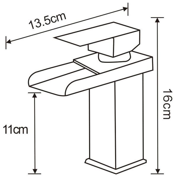 Mexen Hydra vaskarmatur, sort - 744900-70