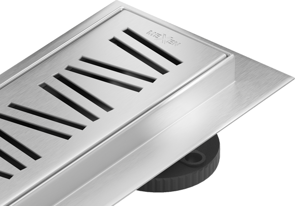 Mexen Flat M22 lineær afløb 70 cm, inox - 1029070-15