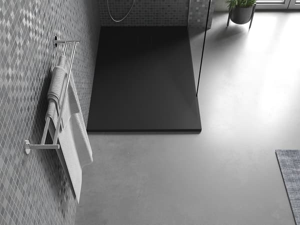 Mexen Bert rektangulär duschbricka SMC 100 x 80 cm, svart - 4K708010
