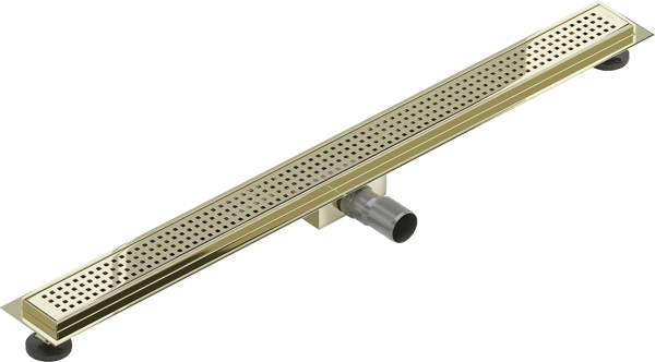 Mexen Flat M08 lineær afløb 80 cm, guld - 1525080-15
