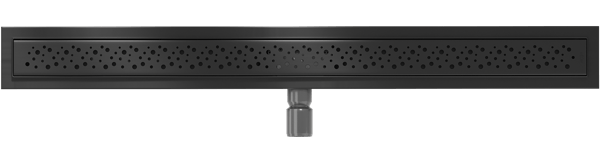 Mexen Flat M12 lineær afløb 80 cm, sort - 1721080-15