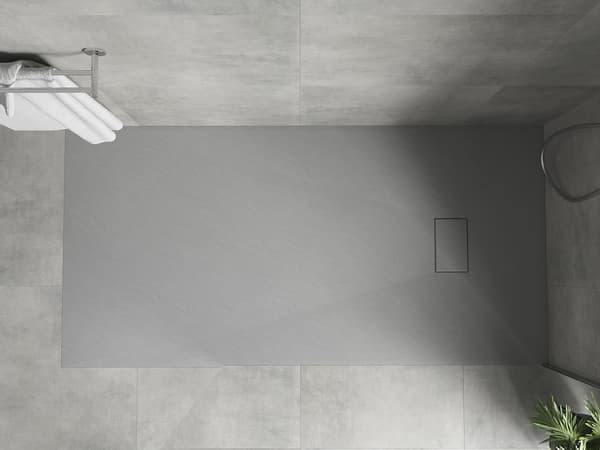 Mexen Hugo rektangulär SMC-duschbricka 180 x 80 cm, grå - 42618018