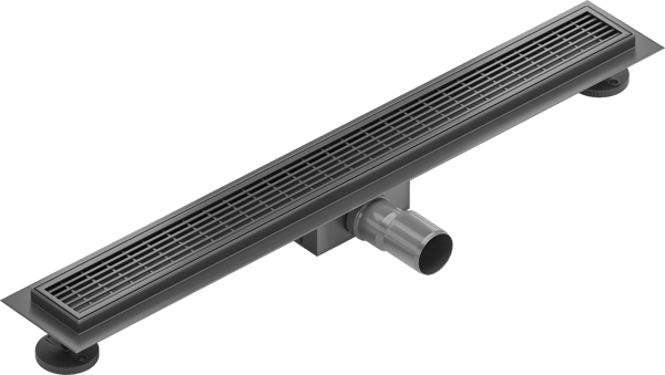 Mexen Flat M33 lineafløb 50 cm, sort - 1733050-15