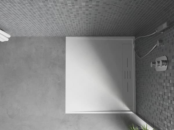 Mexen Amon rektangulär duschkar SMC 100 x 90 cm, vit - 4F109010