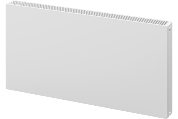 Mexen CF22 Flad panelradiator 400 x 400 mm, sideforbindelse, 455 W, hvid - W422F-040-040-00