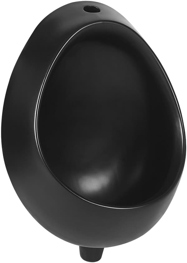 Mexen Dylan väggmonterad urinal, svart matt - 37054670
