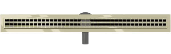 Mexen Flat 360° M33 drejebar lineær afløb 80 cm, guld - 1533080-40